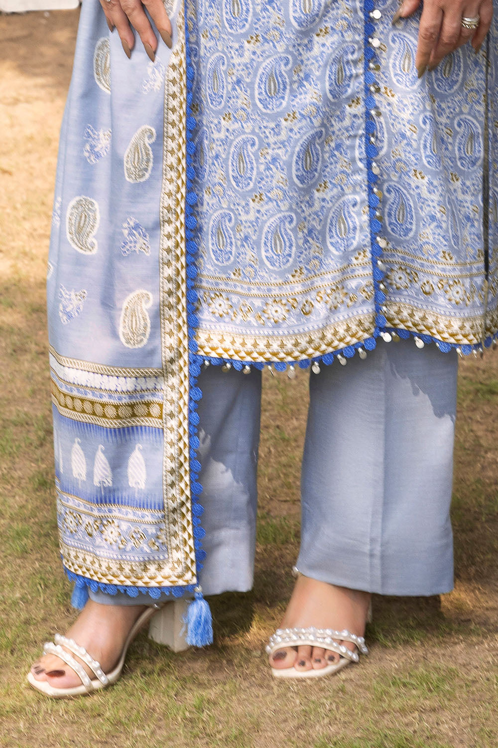 3 Piece Printed Khaddar Suit