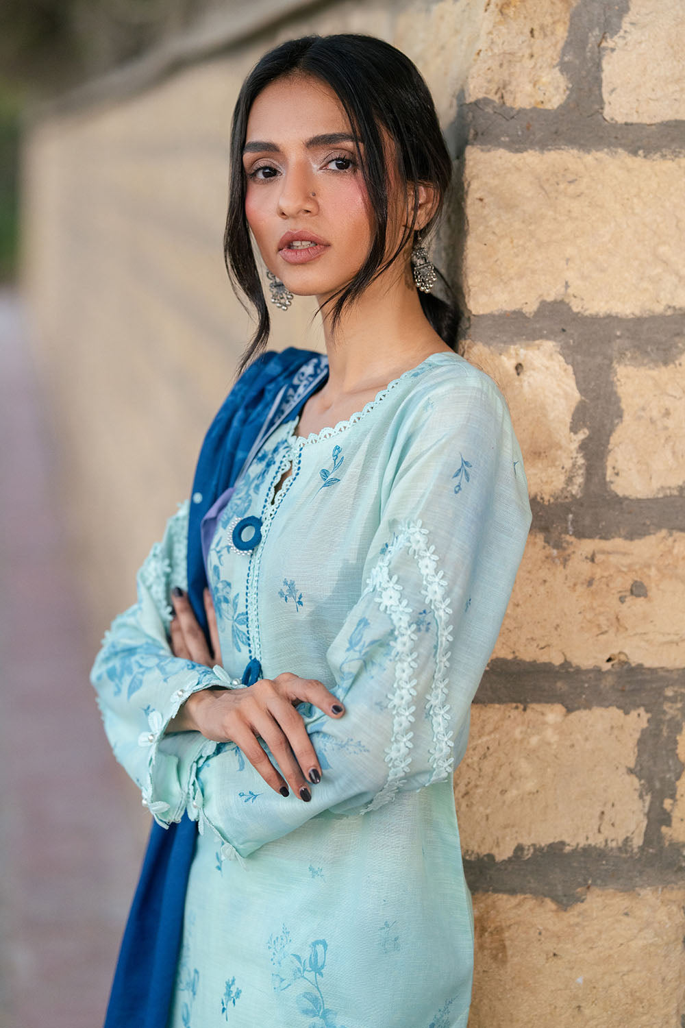 3 Piece Printed Khaddar Suit - W-FB-WCS-26-491799