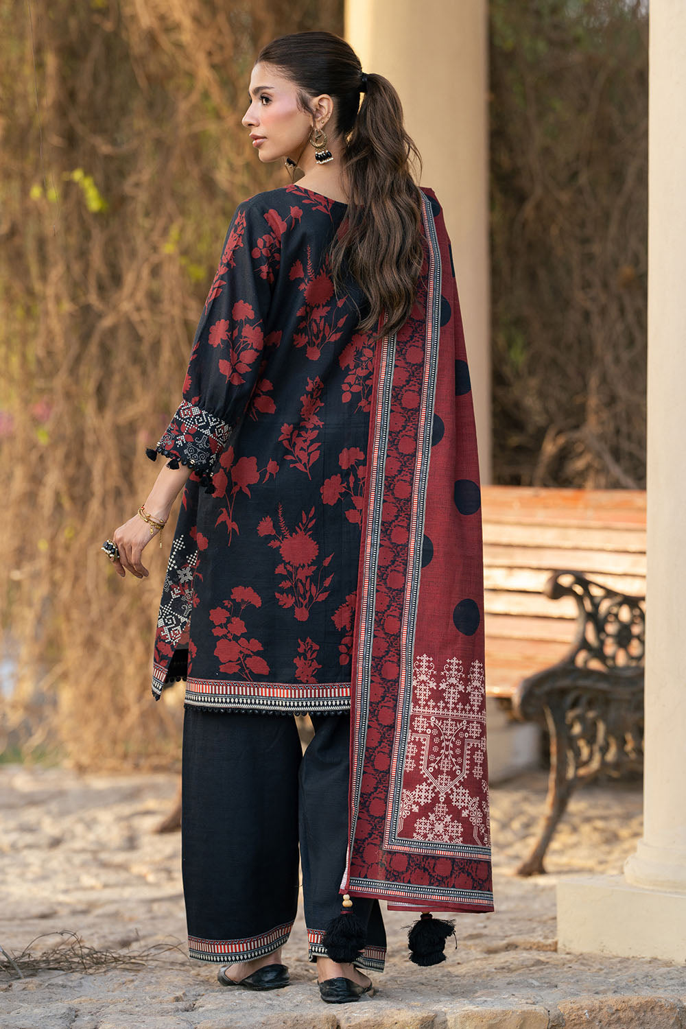 3 Piece Printed Khaddar Suit - W-FB-WCS-26-491797