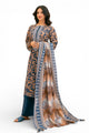 3 Piece Printed Lawn Suit With Embroidered Neckline