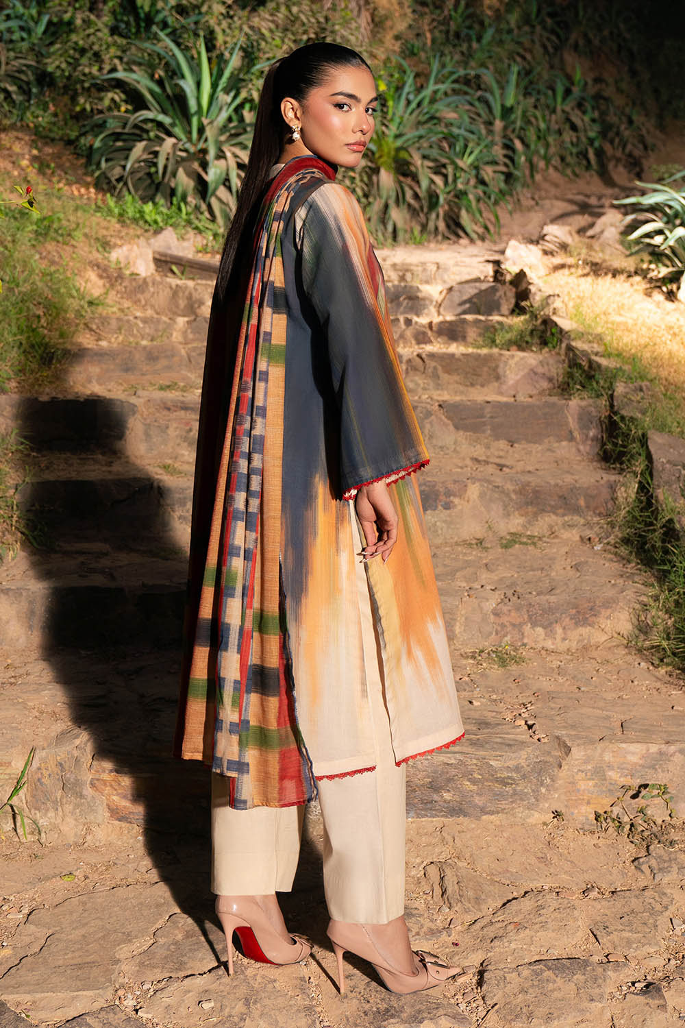 3 Piece Embroidered Printed Lawn Suit