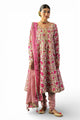 3 Piece Gota Embroidered Lawn Suit with Printed Lawn Dupatta