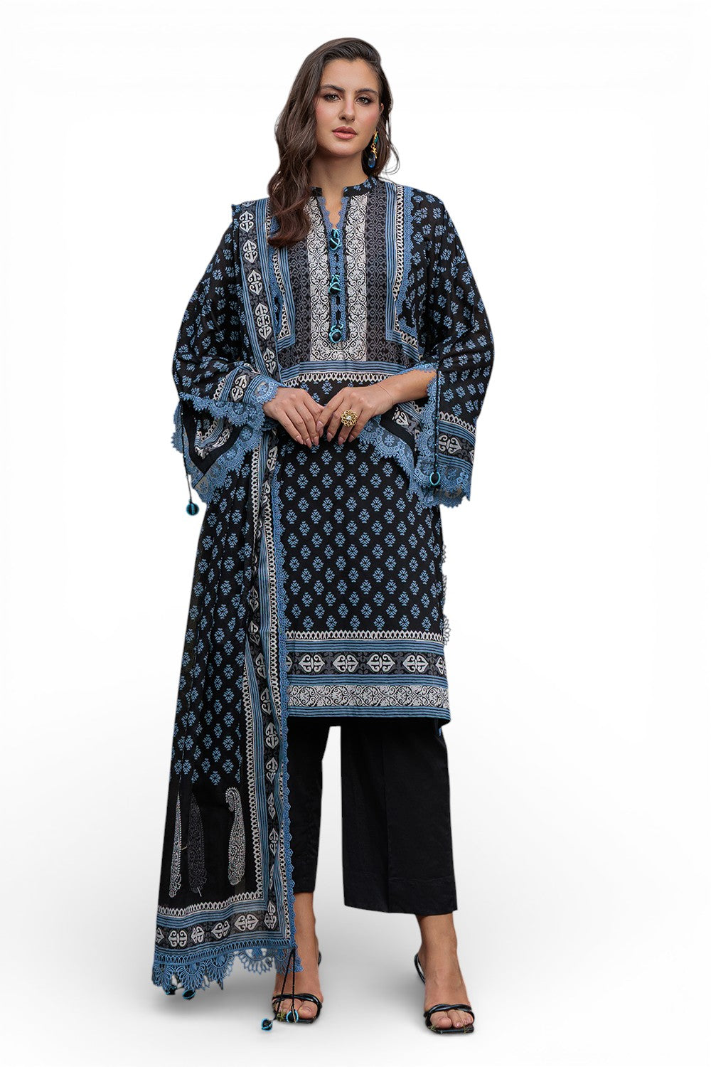 3 Piece Printed Lawn Suit