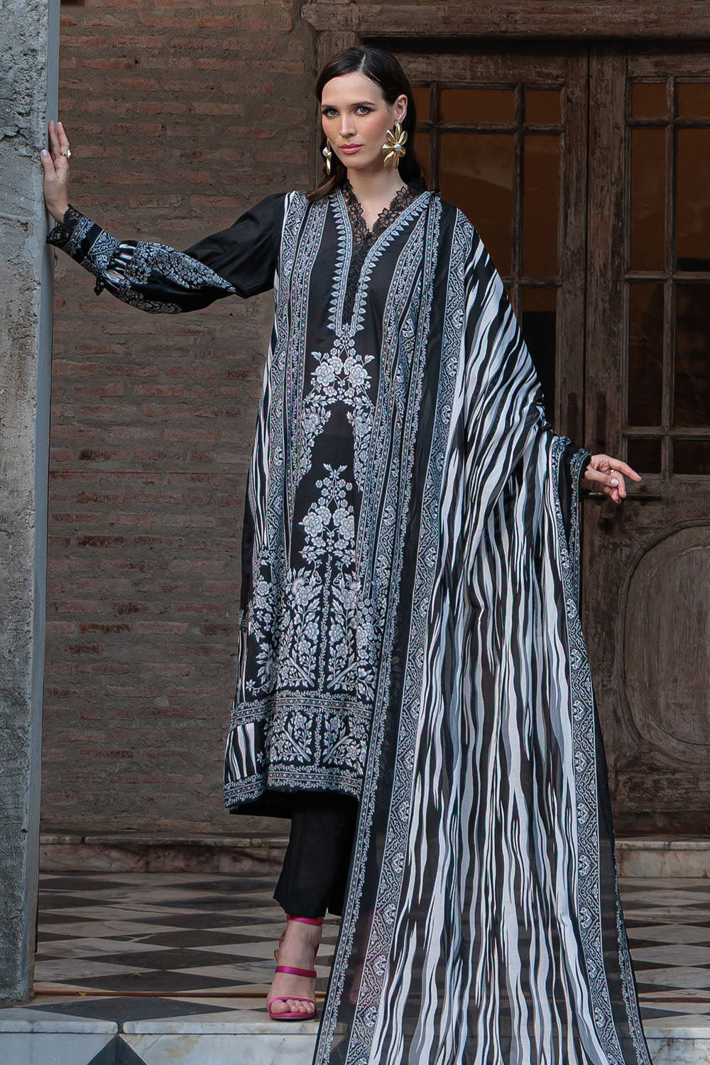 3 Piece Printed Lawn Suit
