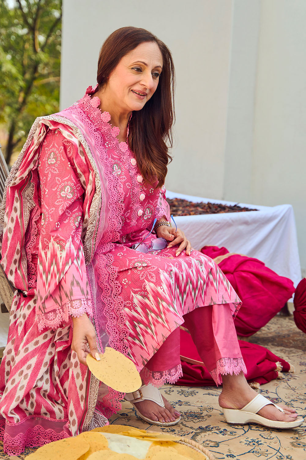 3 Piece Printed Lawn Suit With Dupatta