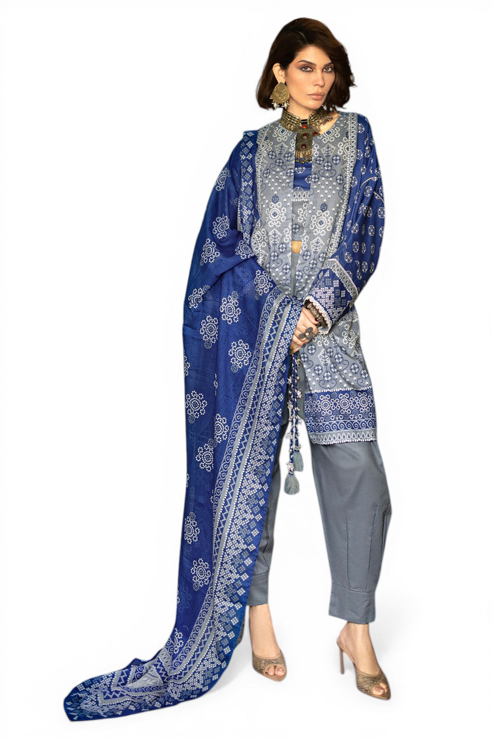 3 Piece Printed Lawn Suit