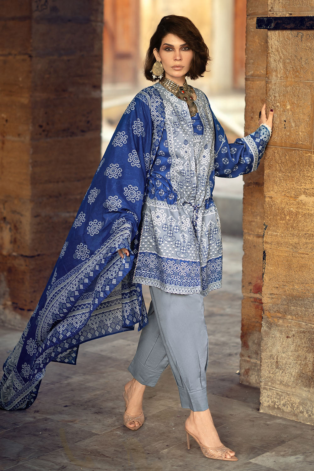 3 Piece Printed Lawn Suit