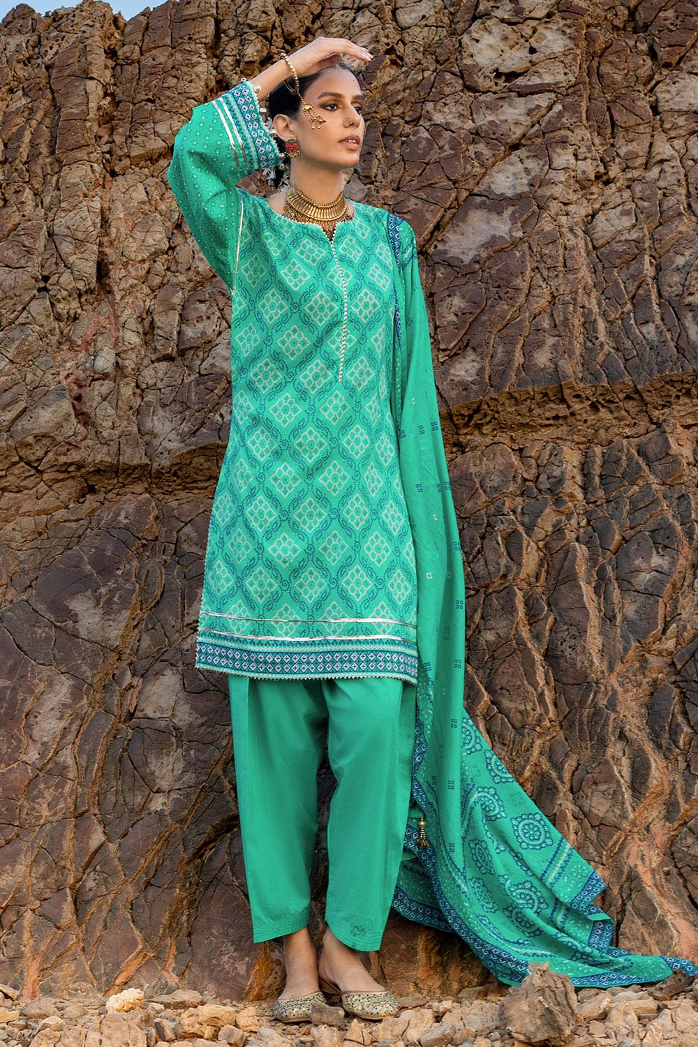 3 Piece Printed Lawn Suit