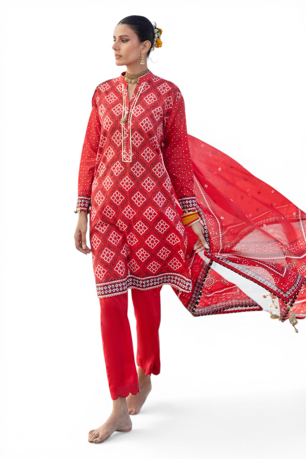 3 Piece Printed Lawn Suit