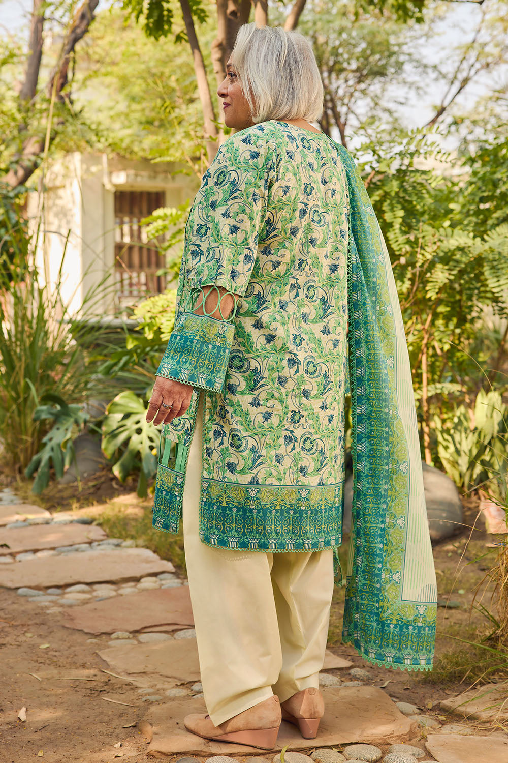 3 Piece Printed Lawn Suit With Dupatta