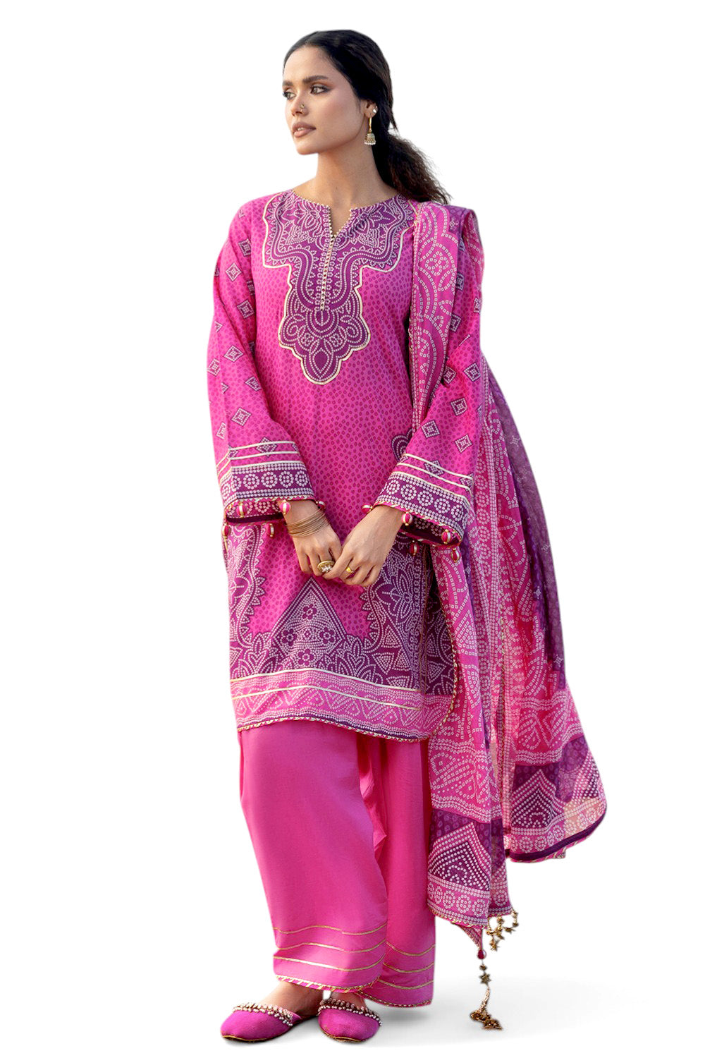 3 Piece Printed Lawn Suit