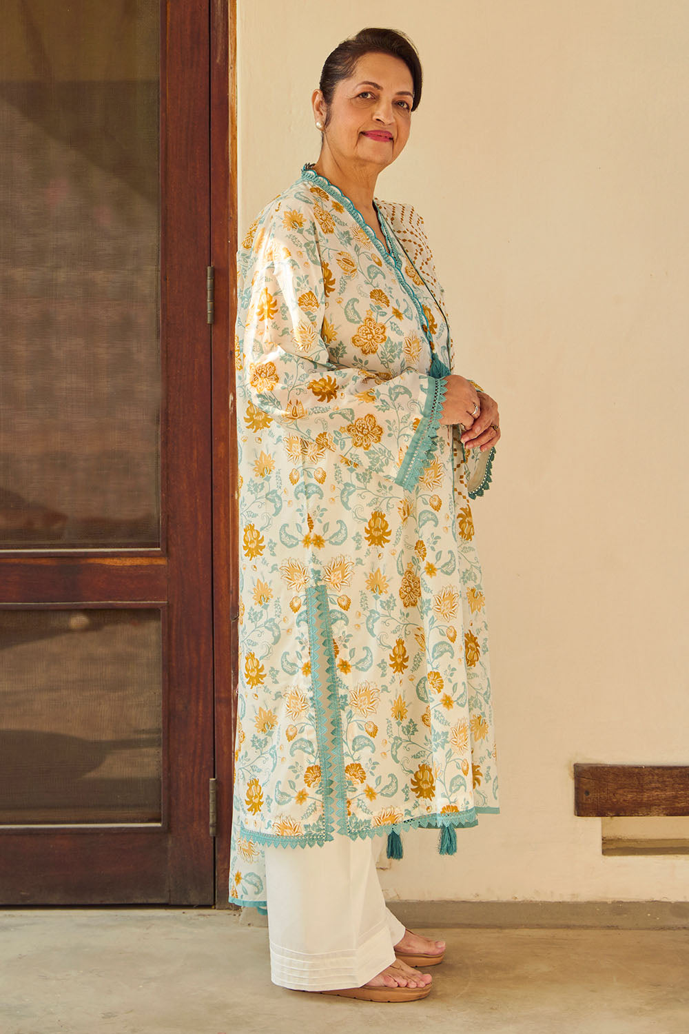 3 Piece Printed Lawn Suit with Dupatta