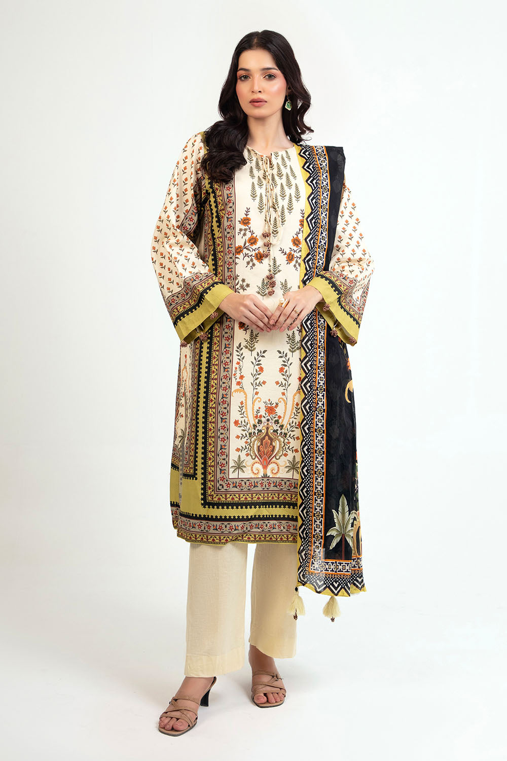 3 Piece Printed Lawn Suit