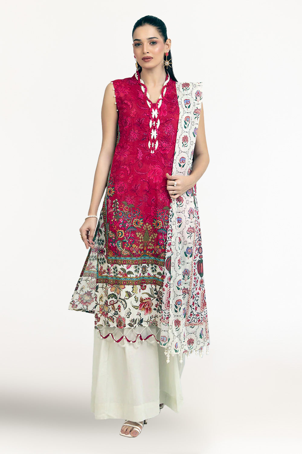 3 Piece Printed Lawn Suit