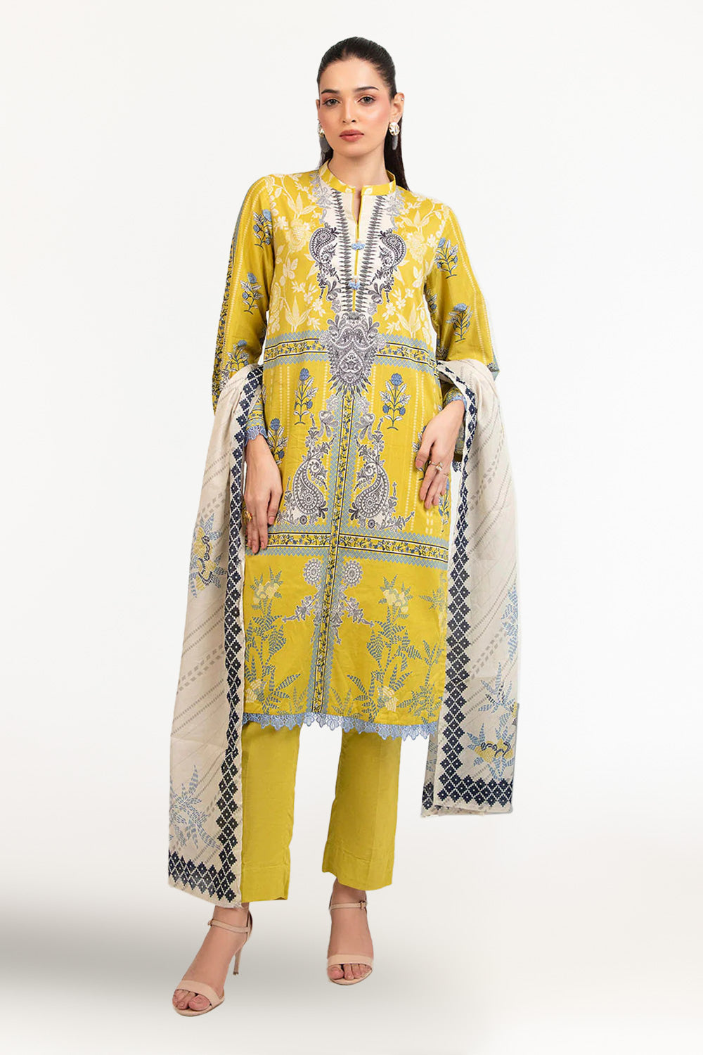 3 Piece Printed Lawn Suit