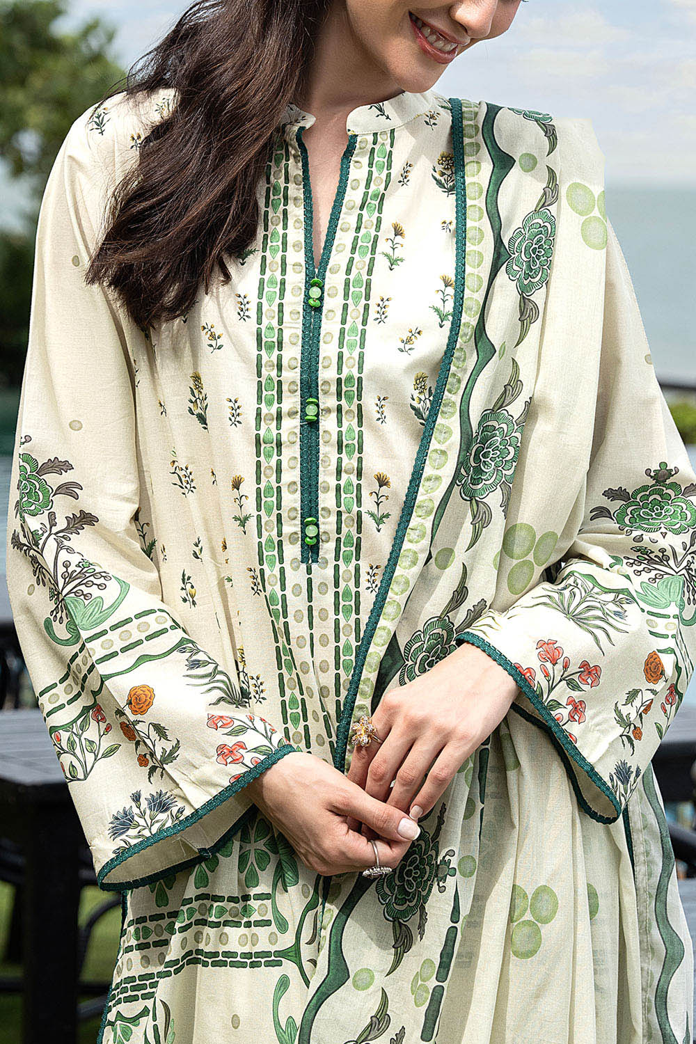 3 Piece Printed Lawn Suit