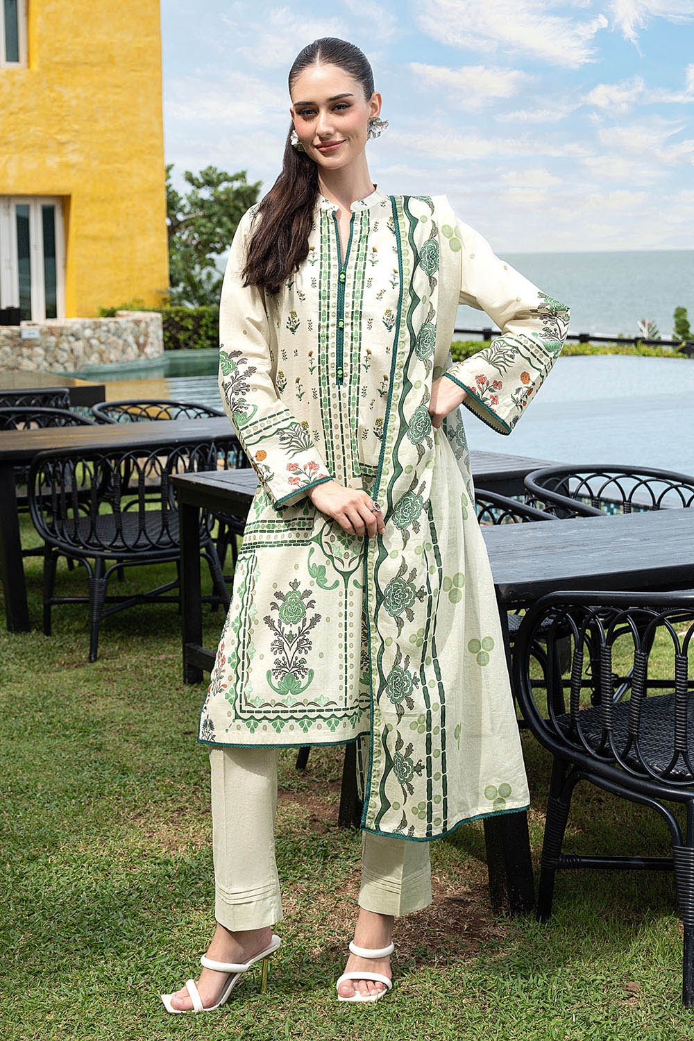 3 Piece Printed Lawn Suit