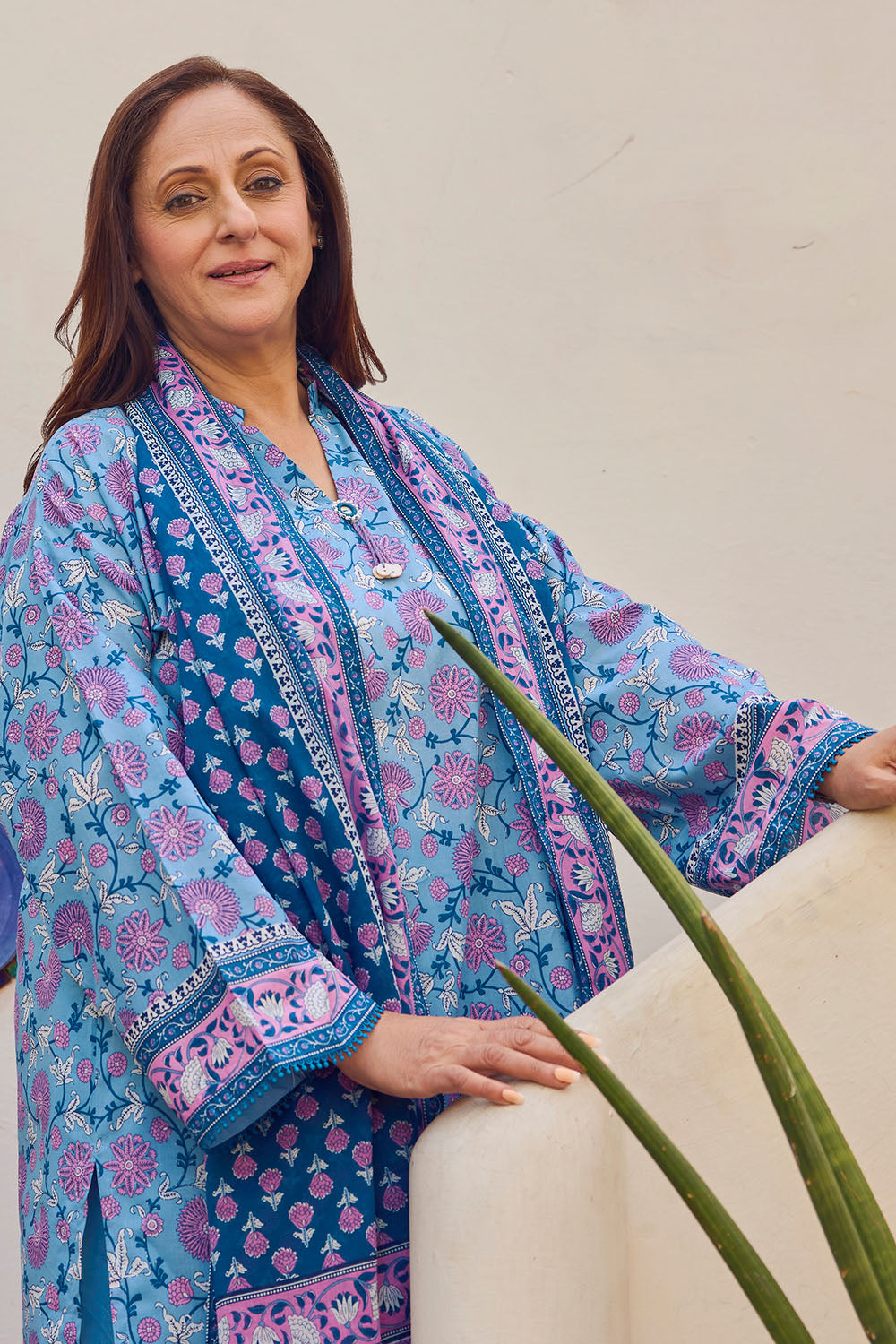 3 Piece Printed Lawn Suit With Dupatta