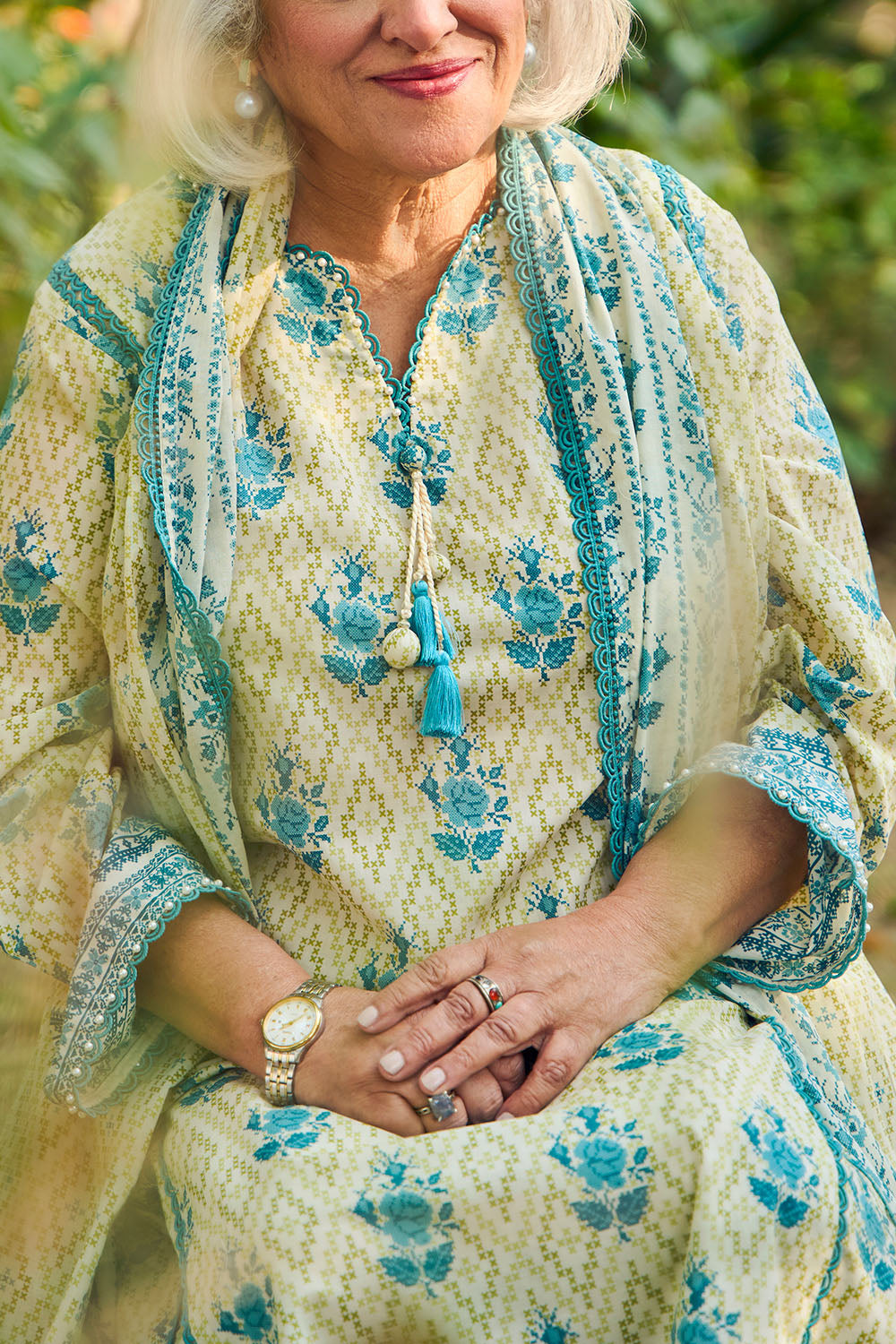 3 Piece Printed Lawn Suit With Dupatta