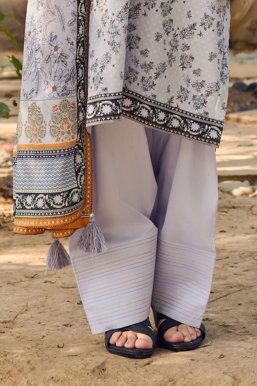 3 Piece Printed Lawn Suit with Dupatta
