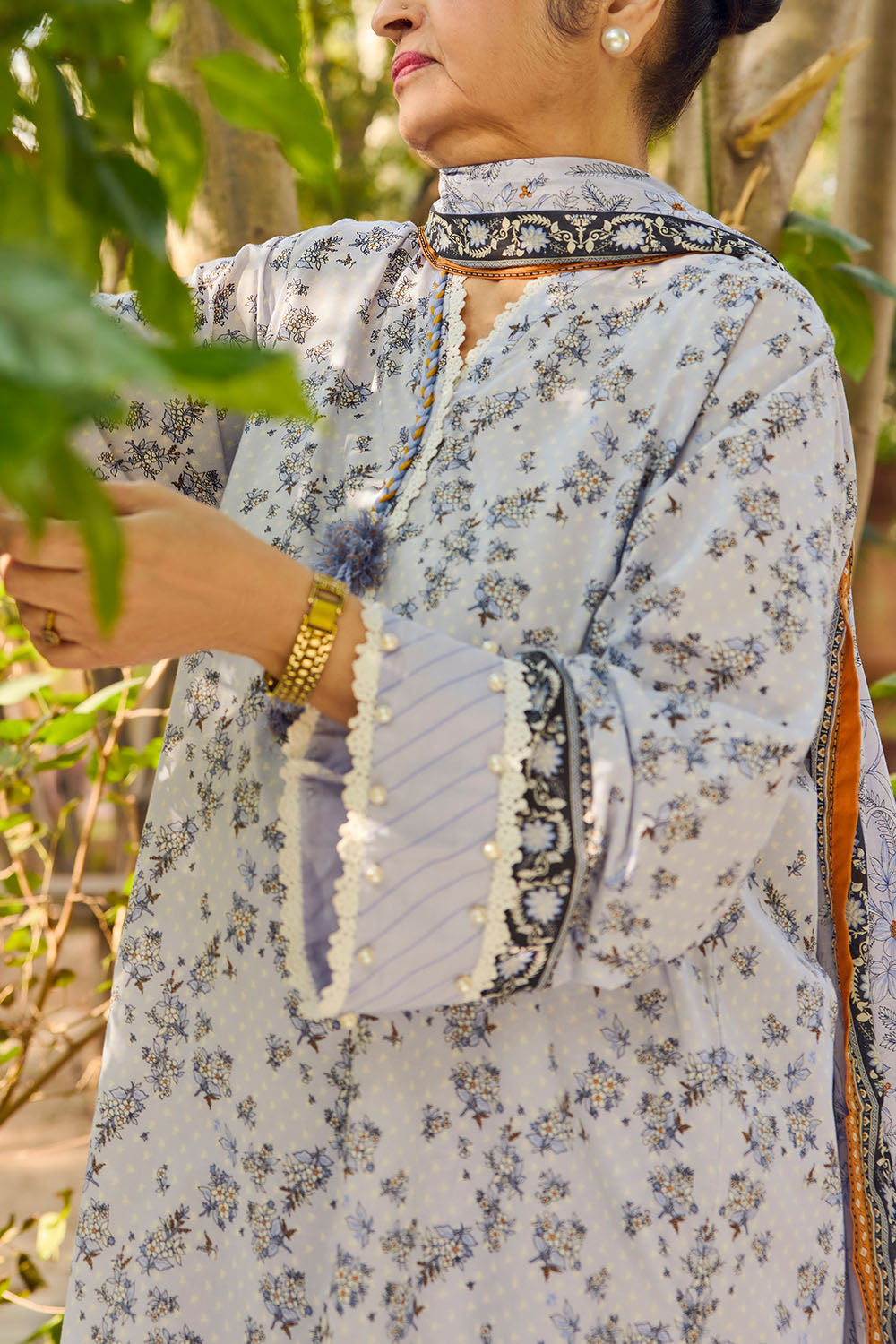 3 Piece Printed Lawn Suit with Dupatta