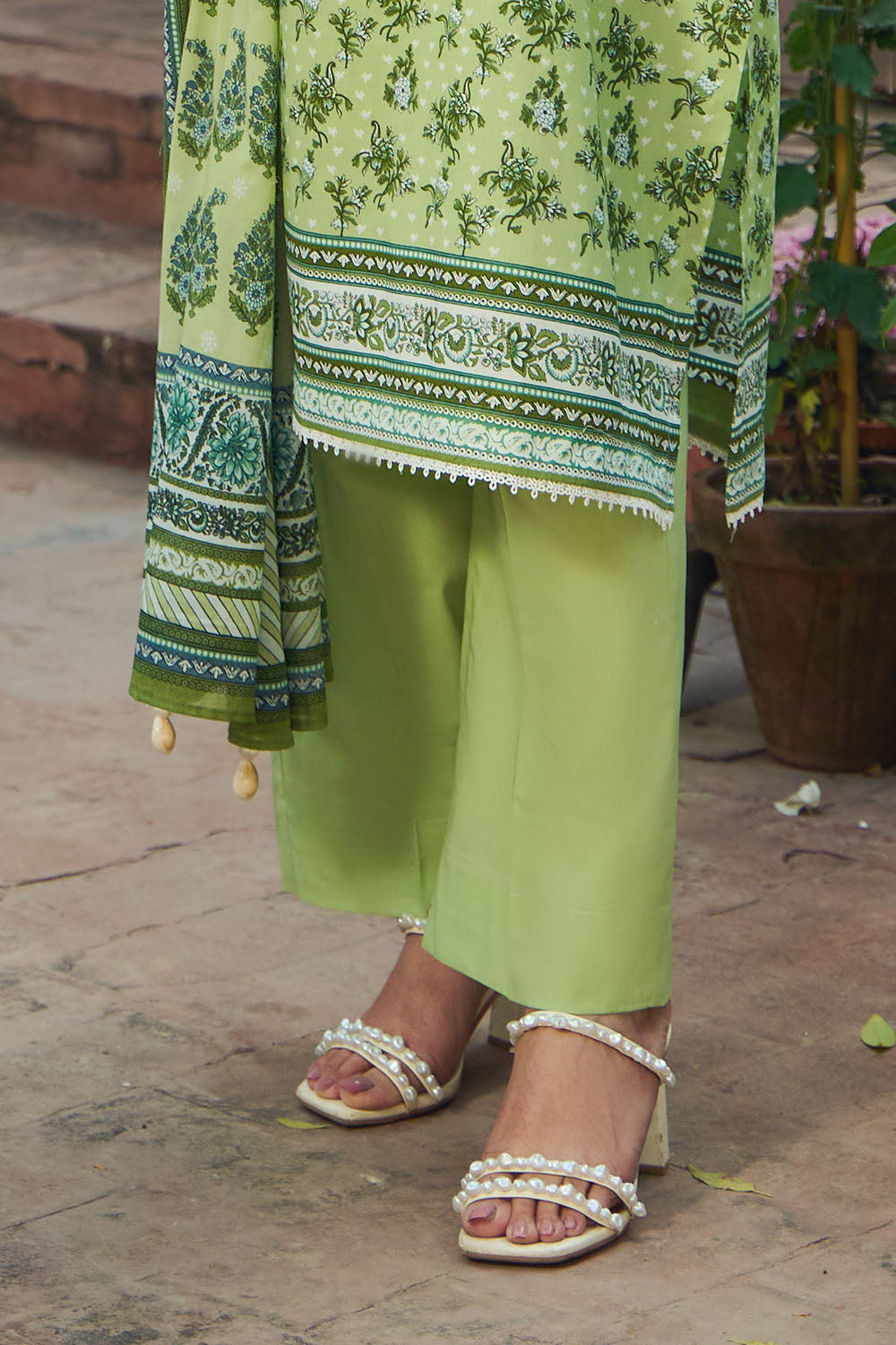 3 Piece Printed Lawn Suit with Dupatta