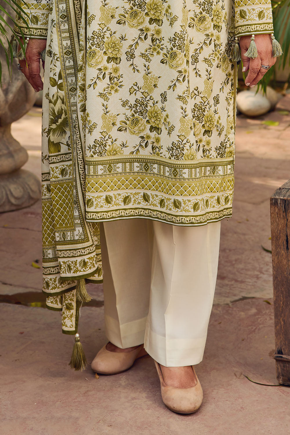3 Piece Printed Lawn Suit with Dupatta