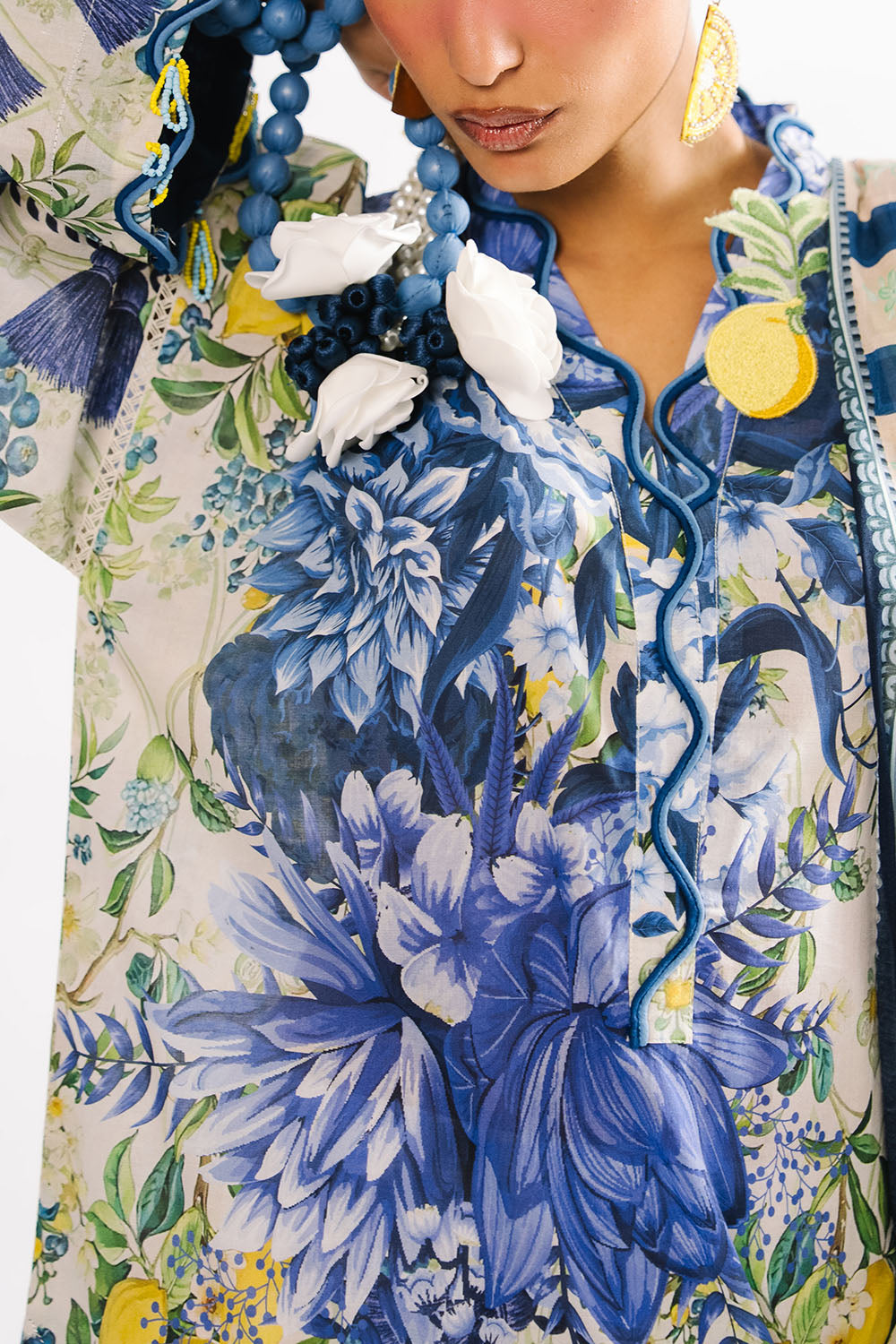 3 Piece Printed Lawn Suit With Dupatta