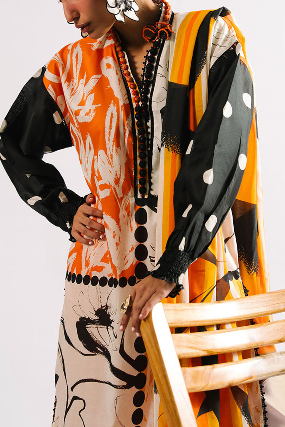 3 Piece Printed Lawn Suit with Dupatta
