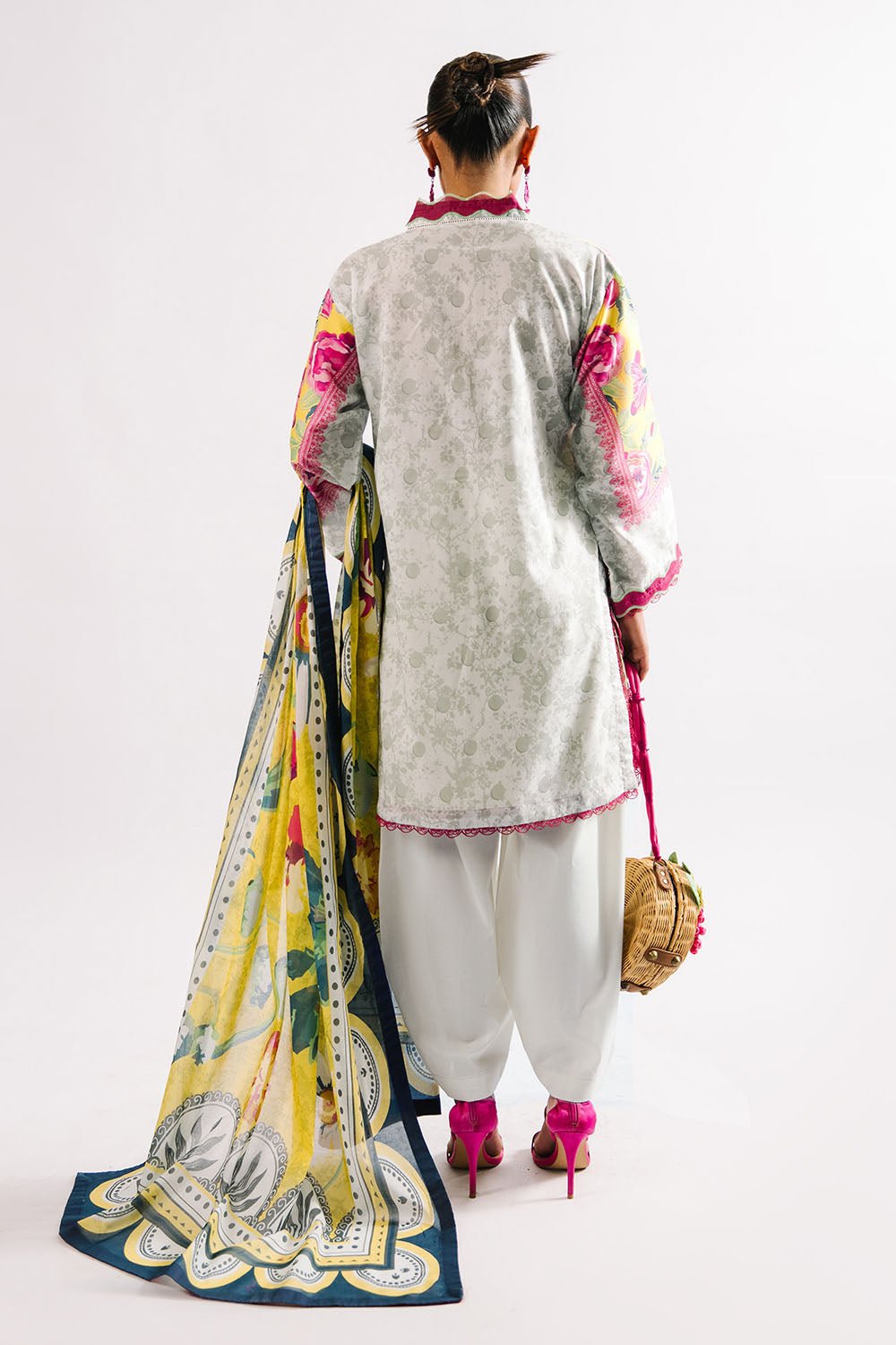 3 Piece Printed Lawn Suit With Dupatta
