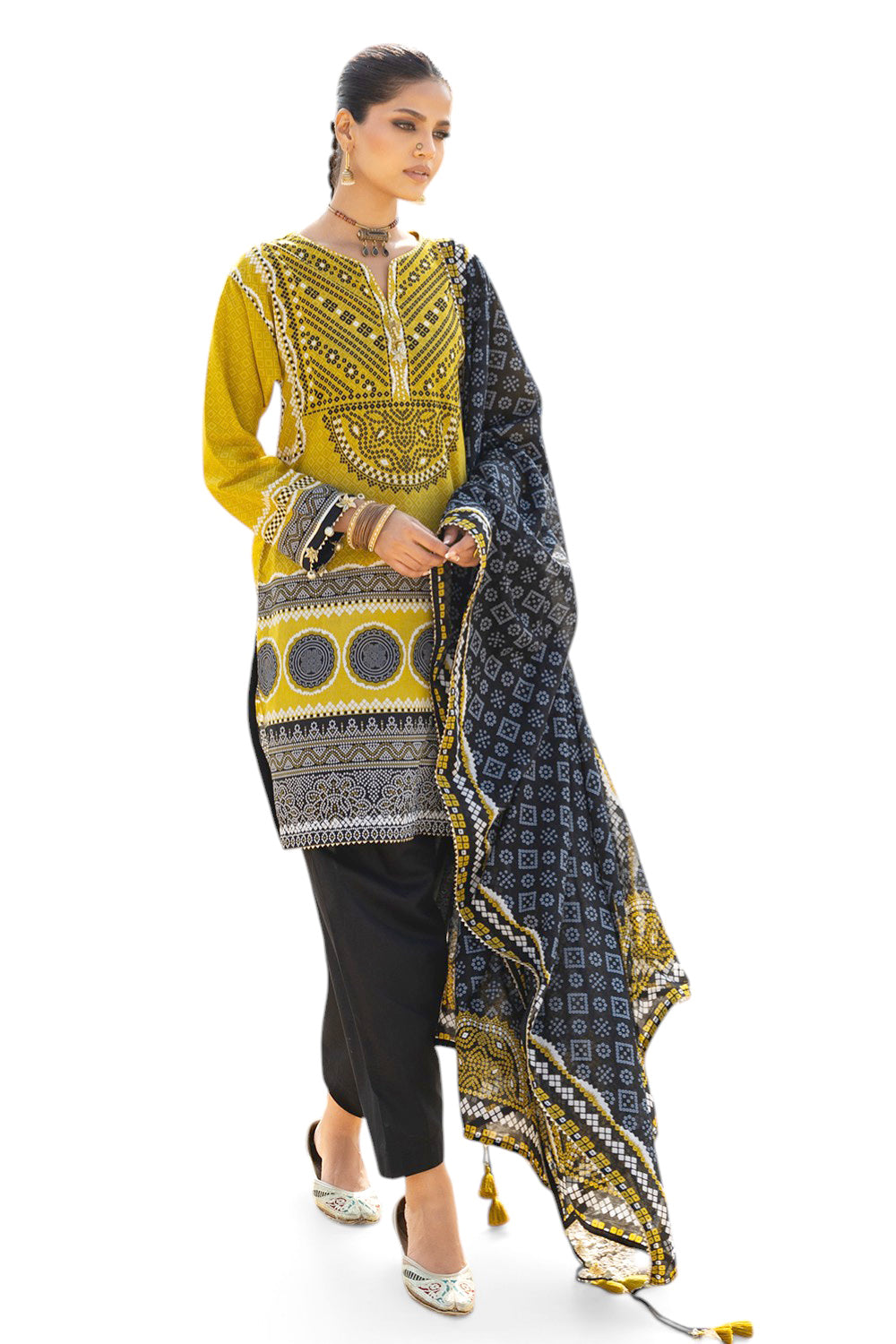 3 Piece Printed Lawn Suit