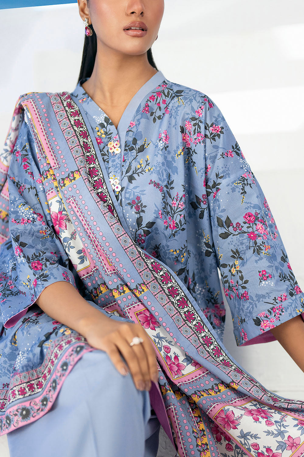 3 Piece Printed Lawn Suit