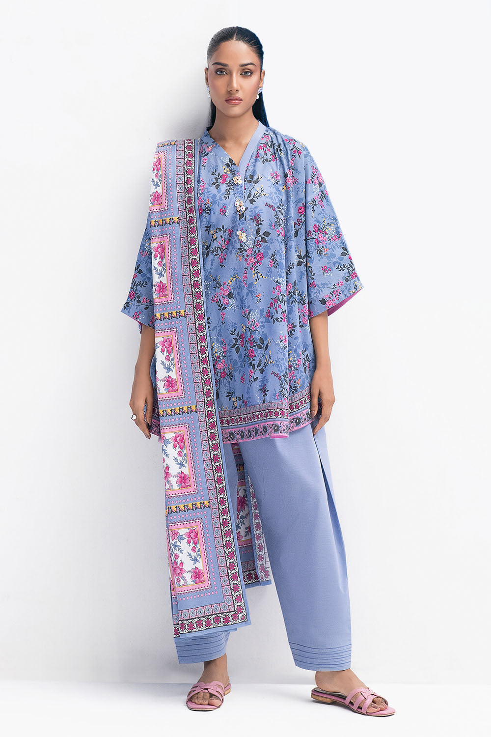 3 Piece Printed Lawn Suit