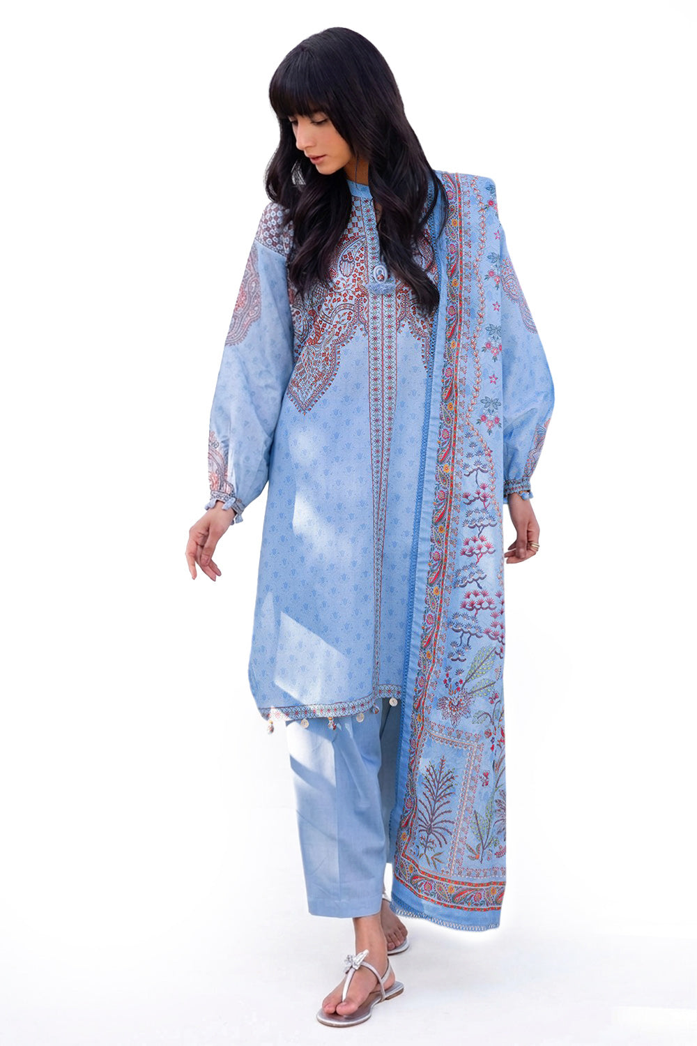 3 Piece Printed Lawn Suit