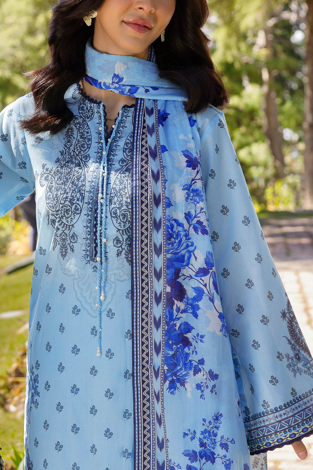 3 Piece Printed Lawn Suit