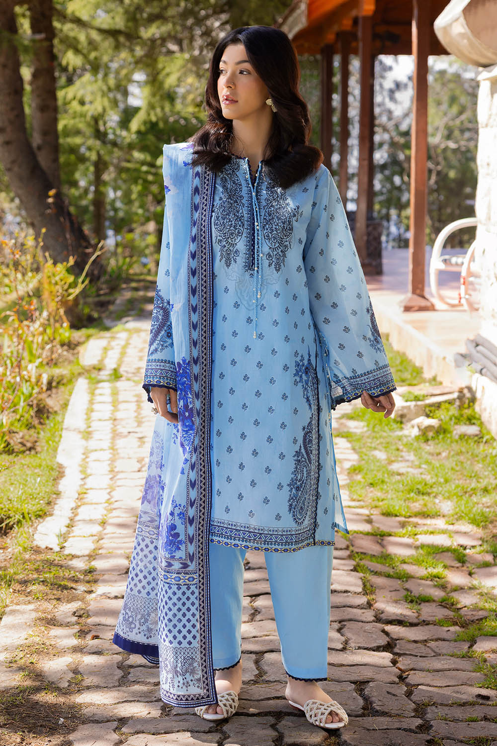 3 Piece Printed Lawn Suit