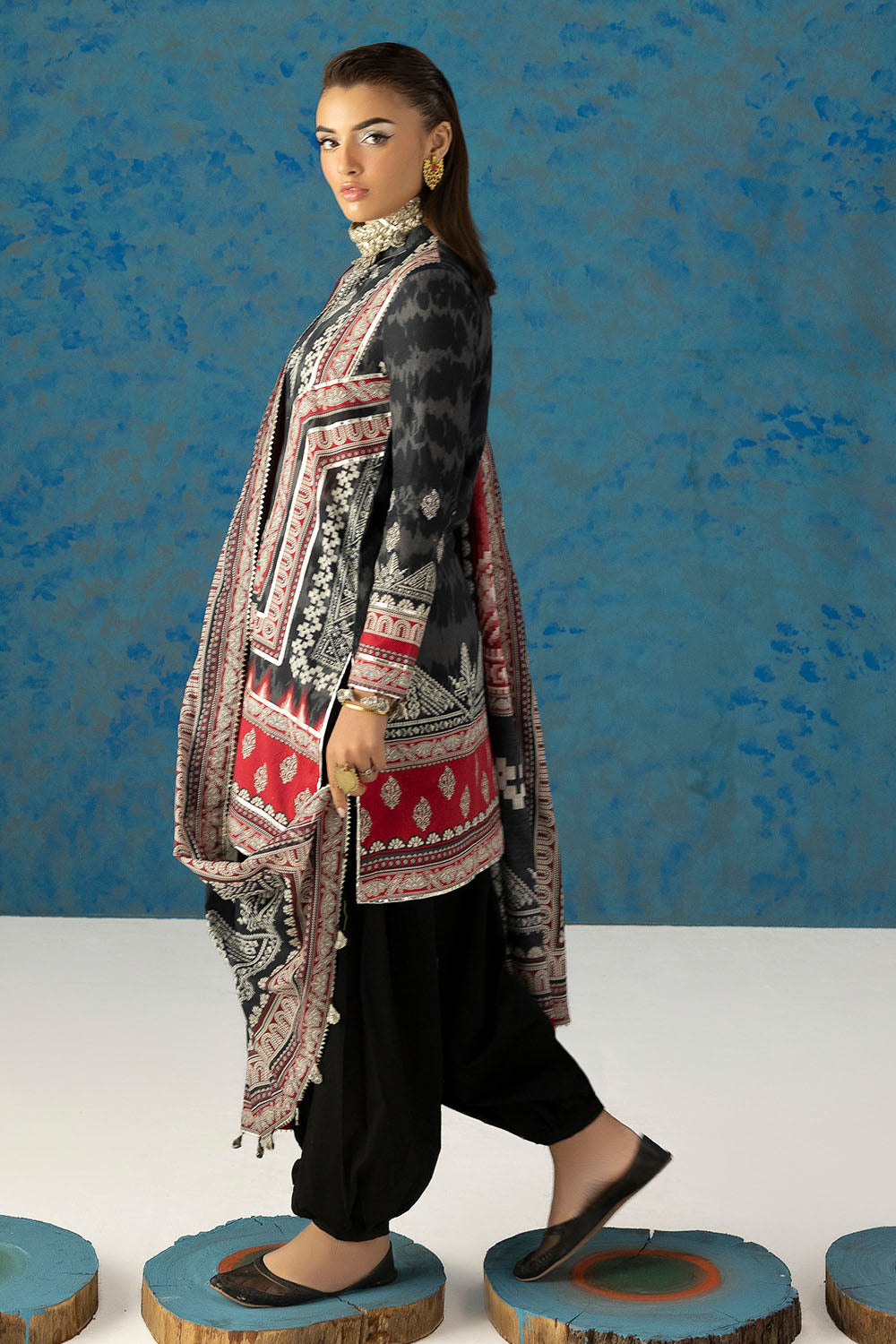 3 Piece Printed Lawn Suit with Dupatta CL-62229