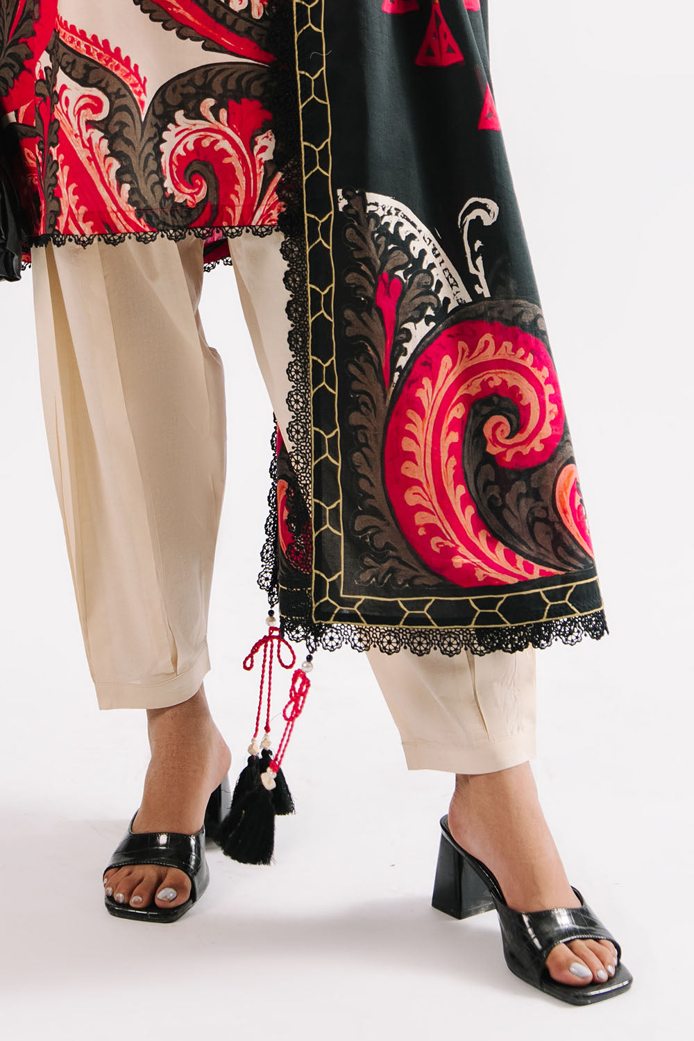 3 Piece Printed Lawn Suit With Dupatta