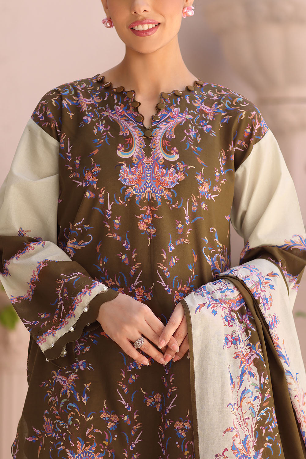 3 Piece Printed Lawn Suit