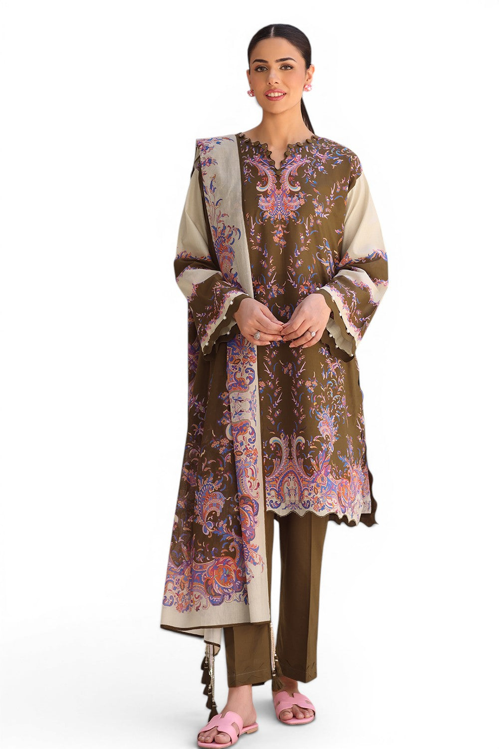 3 Piece Printed Lawn Suit