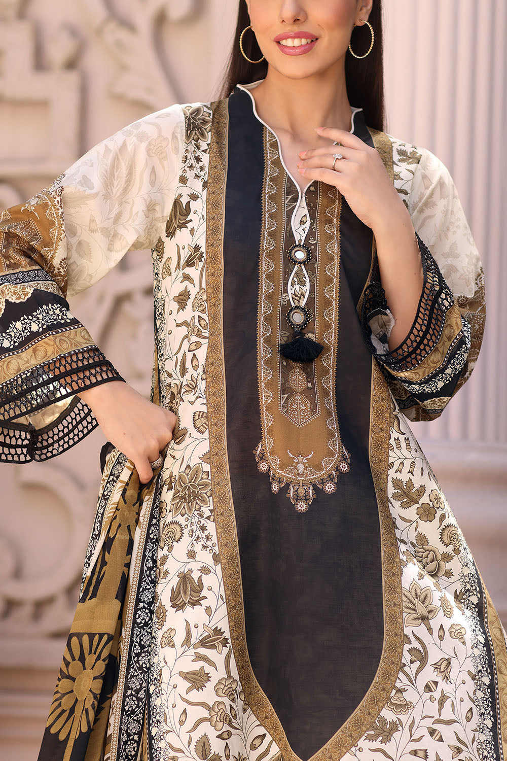 3 Piece Printed Lawn Suit