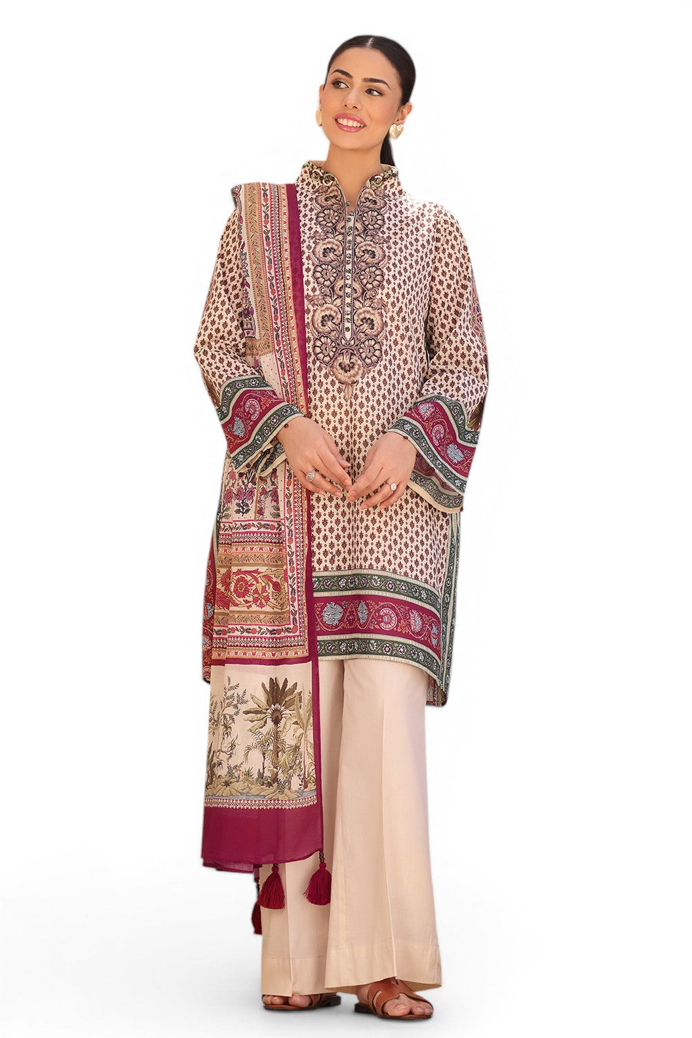 3 Piece Printed Lawn Suit