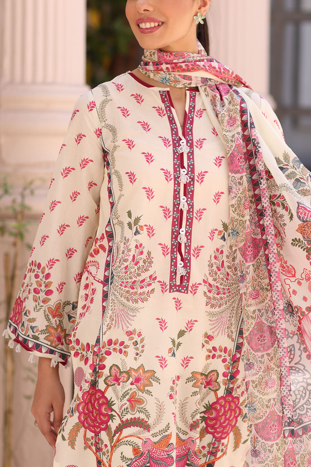 3 Piece Printed Lawn Suit