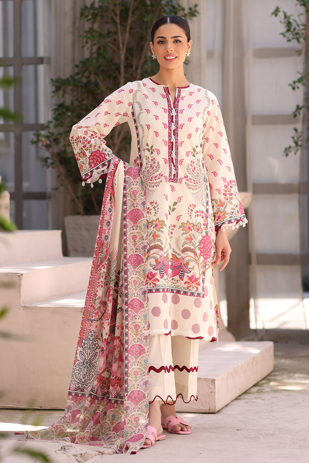 3 Piece Printed Lawn Suit