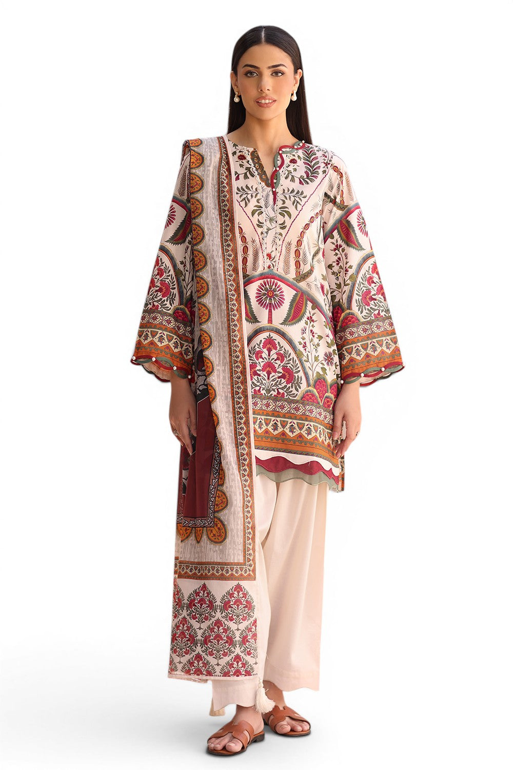 Gul Ahmed - 3 Piece Printed Lawn Suit