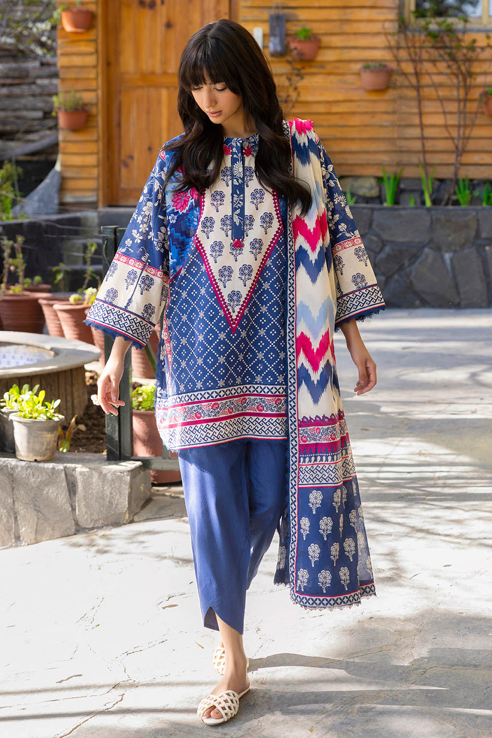 3 Piece Printed Lawn Suit