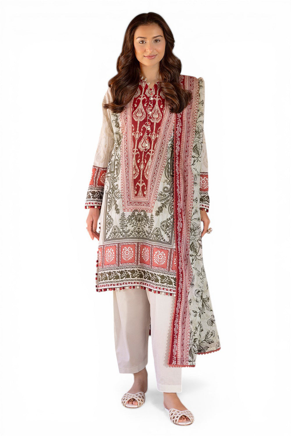 3 Piece Printed Lawn Suit