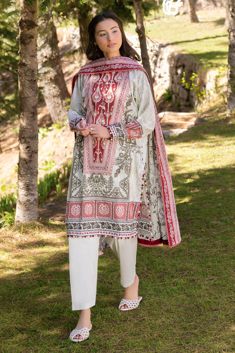 3 Piece Printed Lawn Suit