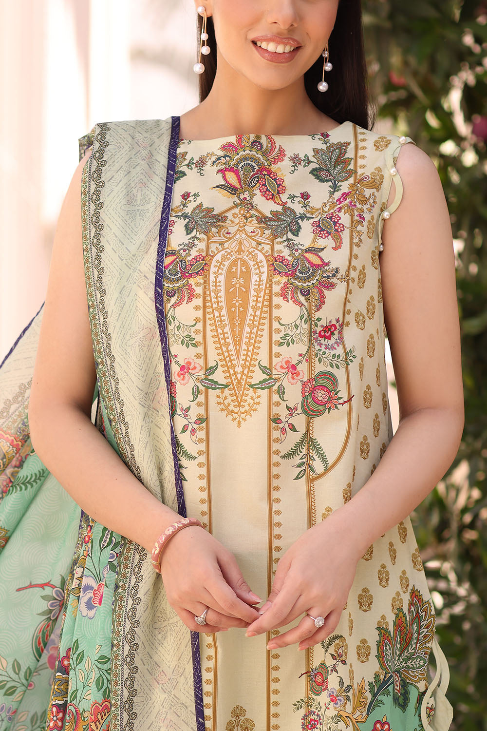 3 Piece Printed Lawn Suit