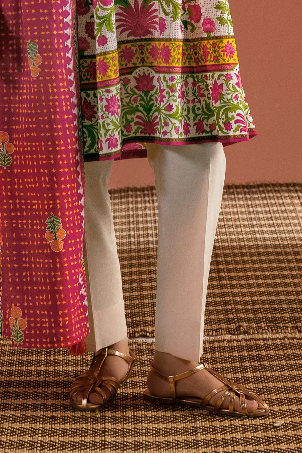 3 Piece Printed Lawn Suit with Dupatta